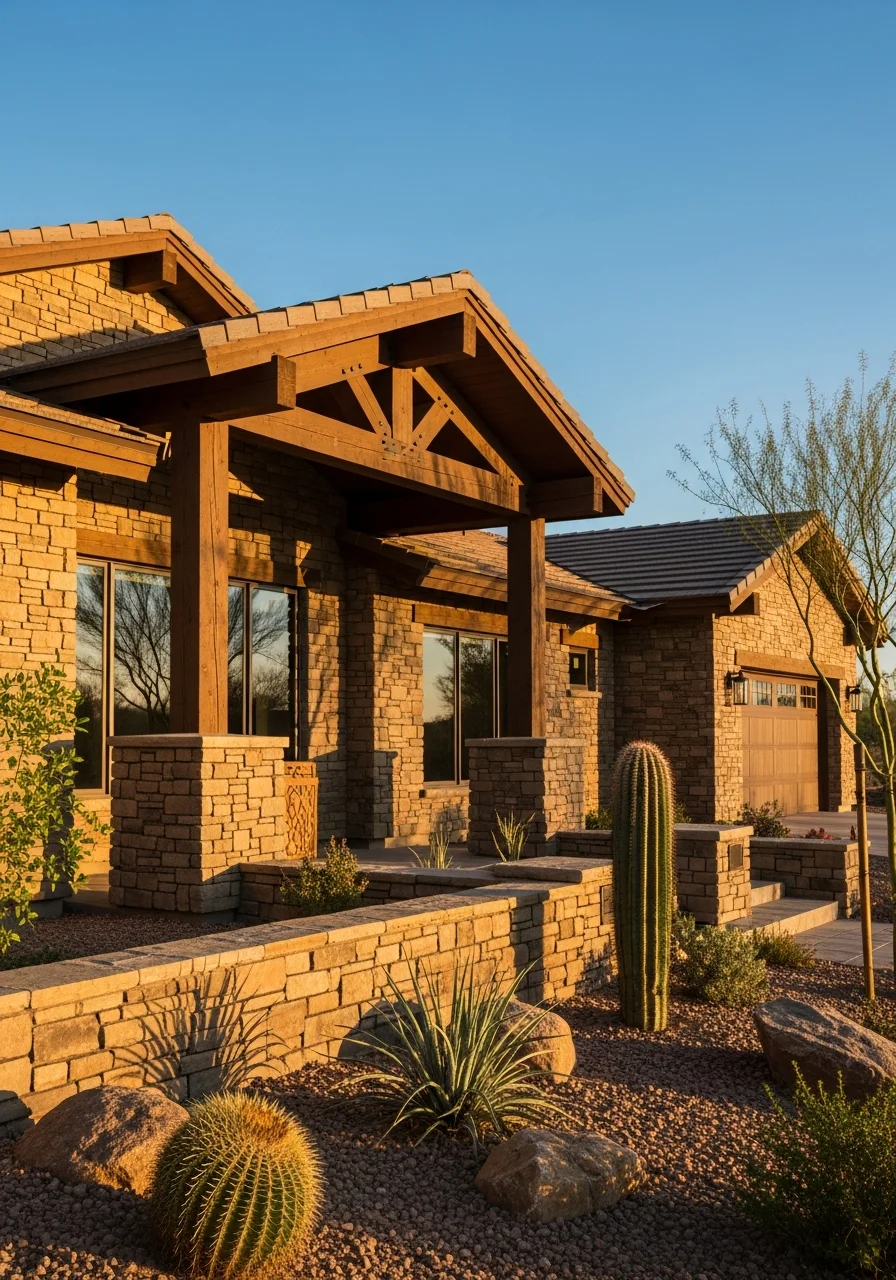 Cave Creek residential property showing rural setting and custom home design.