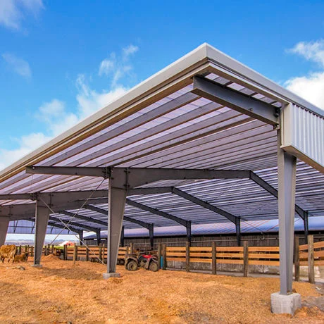 A completed CBC pre-engineered steel building with metal wall and roof panels on a desert property in Carefree, Arizona. The structure features a clear-span commercial layout suited to the arid Sonoran Desert landscape.